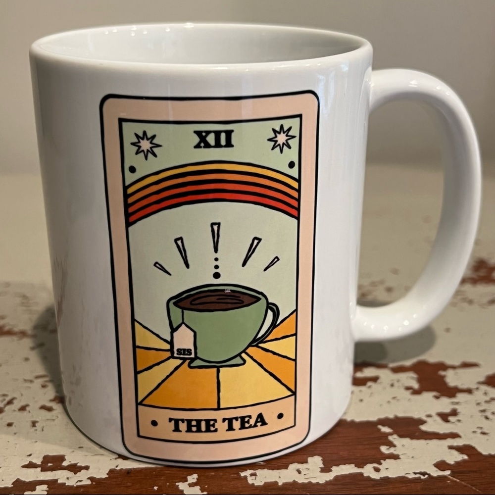 Society6 The Tea Tarot Card Ceramic Coffee Tea Mug